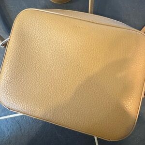 All Saints Gold Leather Bag